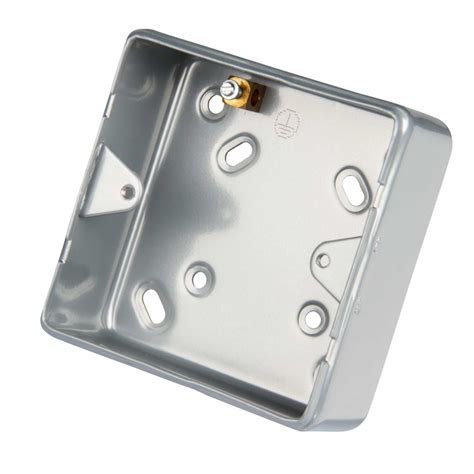 1 gang metal back box|1 gang surface mount box.